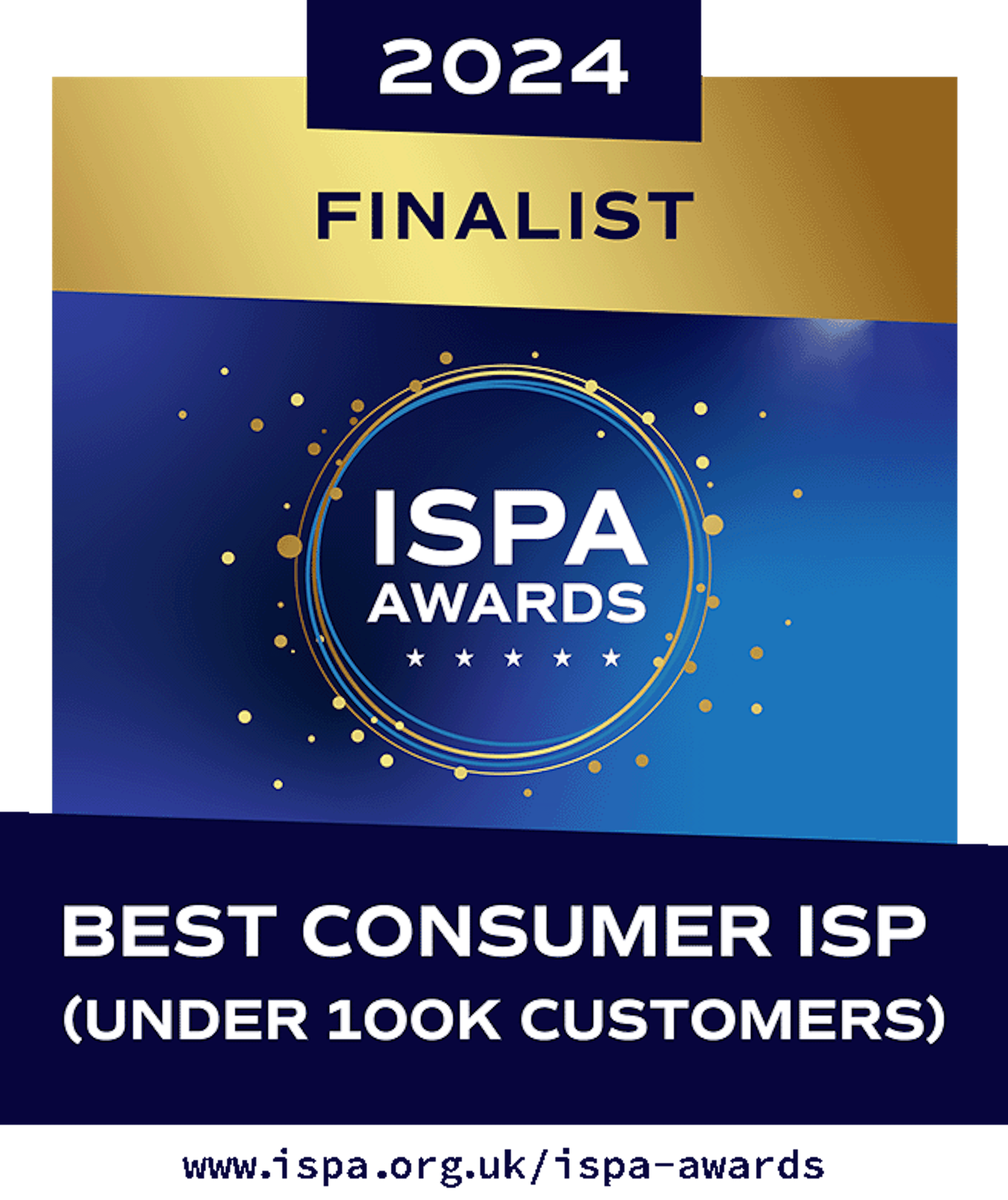 Best Consumer ISP Under 100k Customers Award
